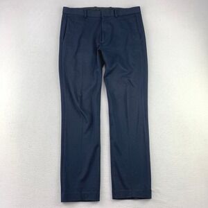Theory‎ Jake Pants Mens 31 Navy Blue Slim Fit Preppy Golf Chinos Comfort Stretch